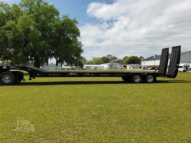 Black Wallace paver trailer
