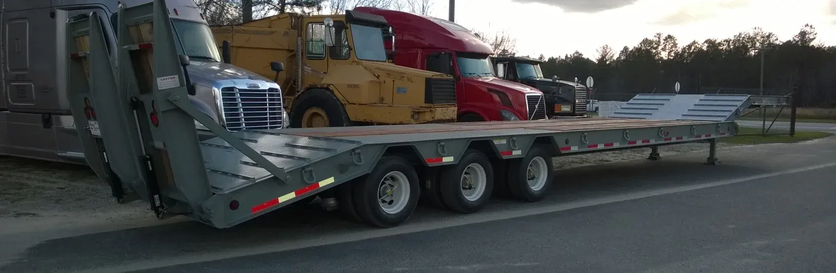 Gray Wallace paver trailer